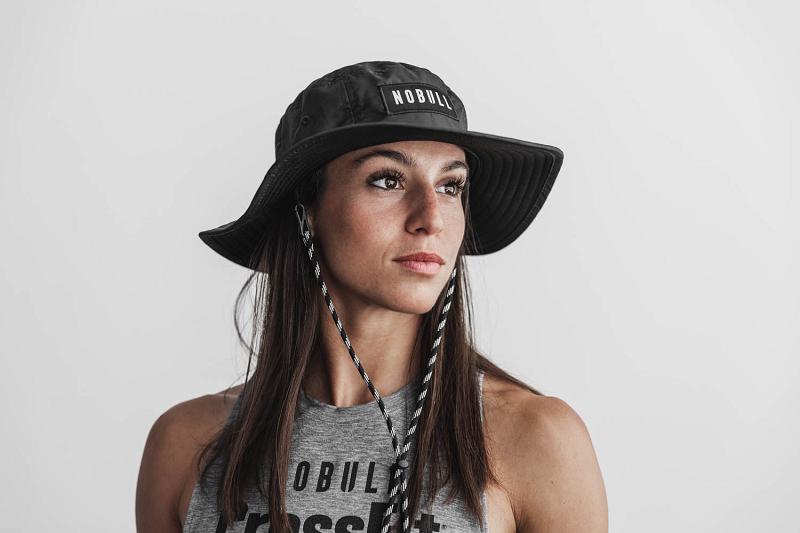 Women's Nobull Boonie Hats Black | SG W3252N